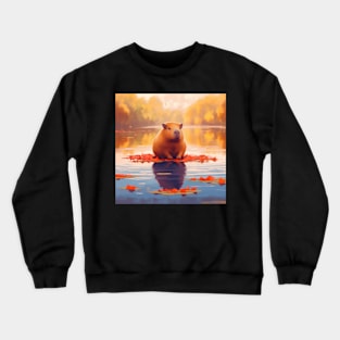 Captivating Capybaras: The Heartwarming Giants Crewneck Sweatshirt